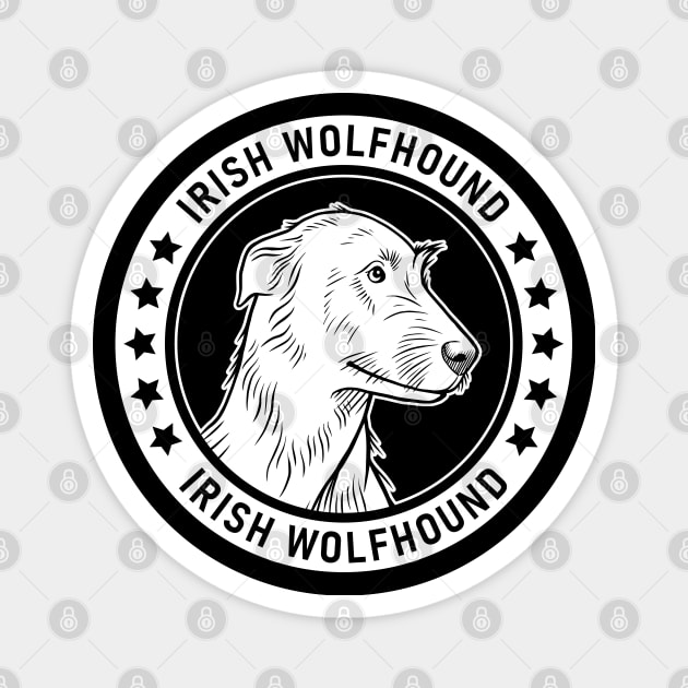 Irish Wolfhound Fan Gift Magnet by millersye